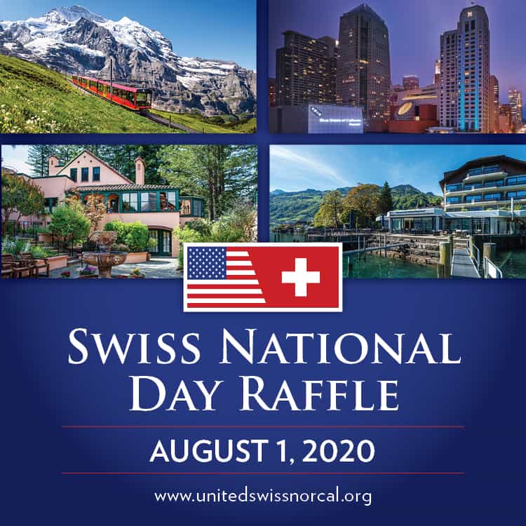 Swiss national Day Raffle poster