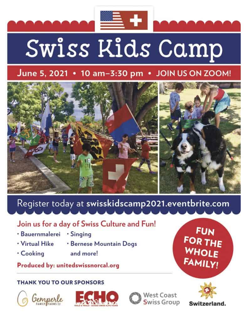 Swiss Kids Camp poster.